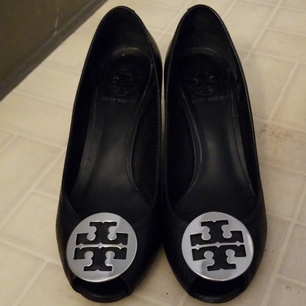 Tory Burch 'Sally' open toe wedge